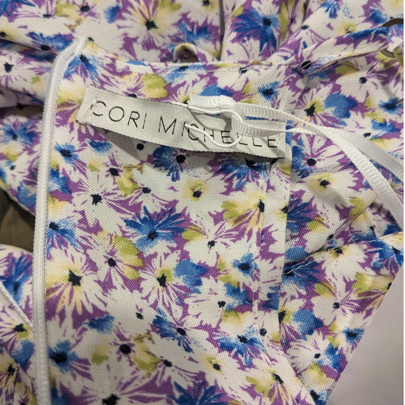 Cori Michelle NWT Purple Marigold Midi With Button Slit XS - Picture 8 of 11